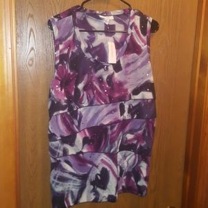 Studded tank top blouse